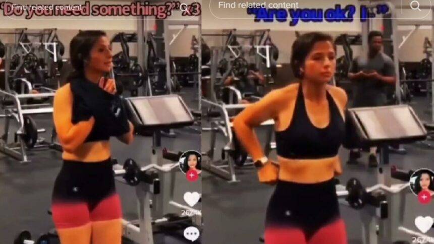 A Female Fitness Influencer Accused A Gym Trainer Of Looking At Her And