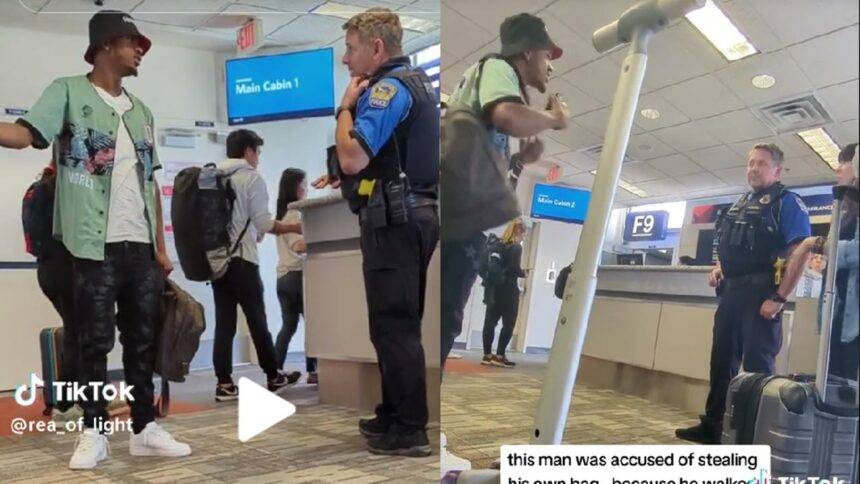 A Man Accused Of Stealing His Own Bag At Airport: Police Threatened Him ...