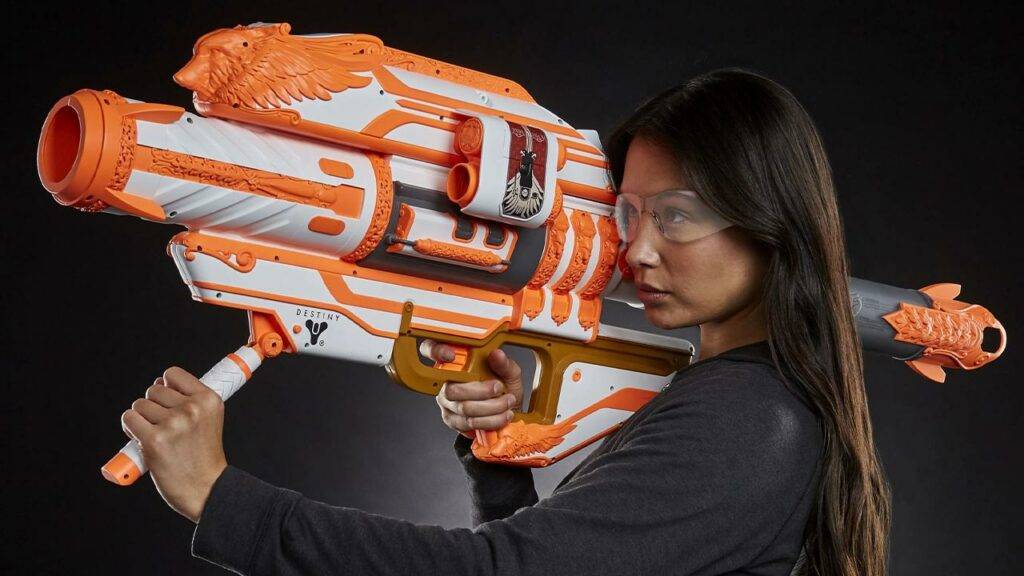 Woman Packed A Nerf Gun