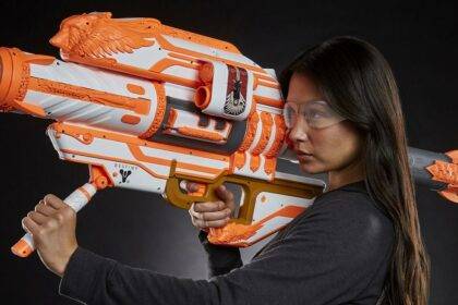 Woman Packed A Nerf Gun