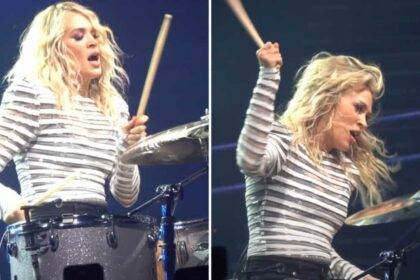 Can Carrie Underwood Play Drums