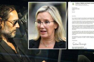 Dame Caroline Dinenage And Brand Russell Social Media Debate