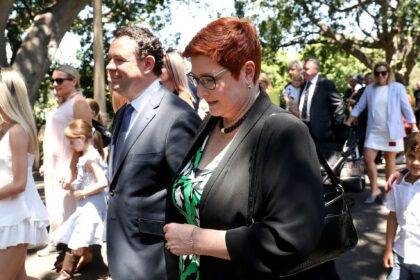 Marise Payne And Her Partner Stuart Ayres