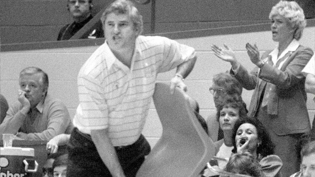 Bobby Knight Chair Throwing